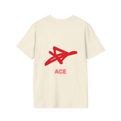 Adult Red ACE Unisex Softstyle T-Shirt