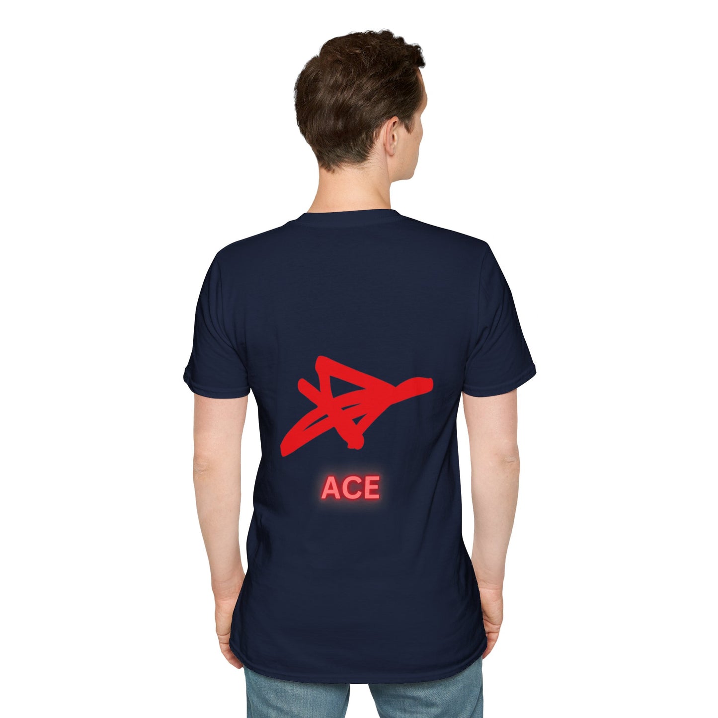 Adult Red ACE Unisex Softstyle T-Shirt