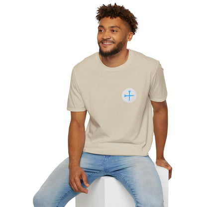 Adult Golf With Jesus Unisex Softstyle T-Shirt