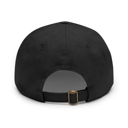 Golf Hat with Leather Patch