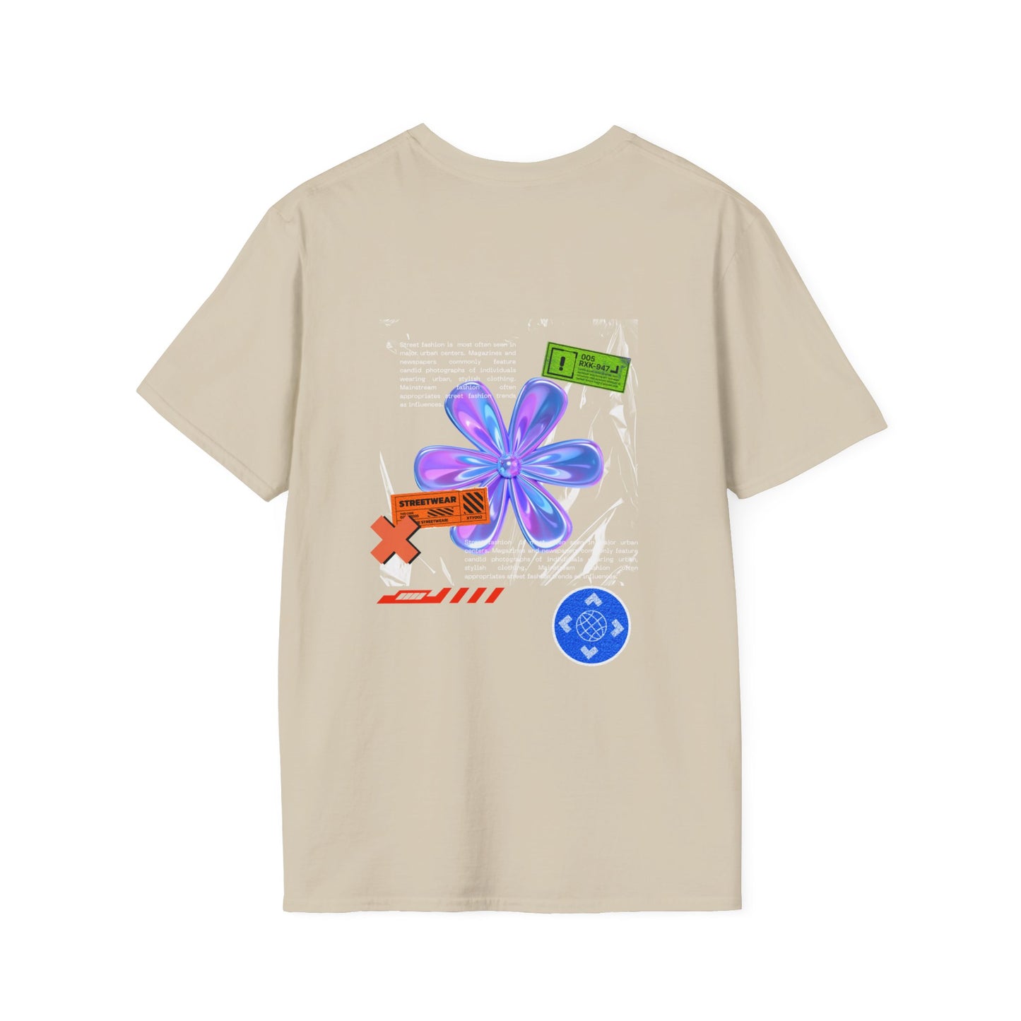 Adult X flower Unisex Softstyle T-Shirt