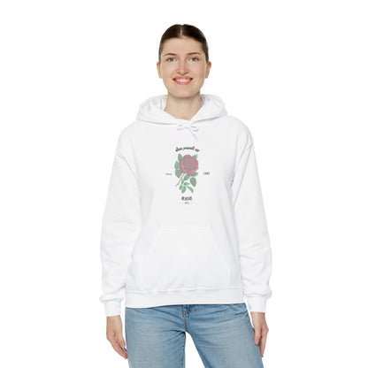 Adult Rose Unisex  Hooded Sweatshirt