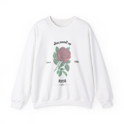 Adult Rose Unisex Crewneck Sweatshirt