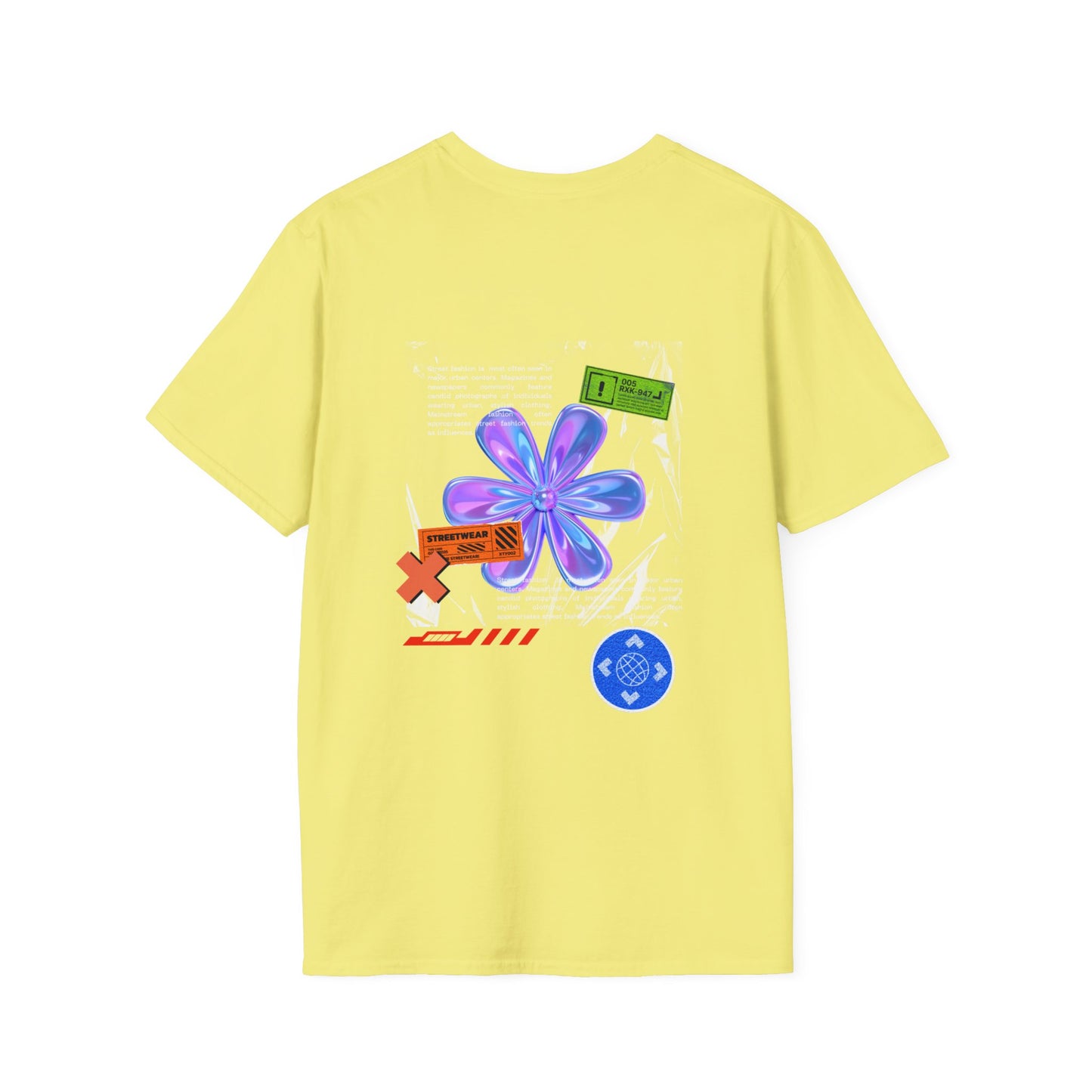 Adult X flower Unisex Softstyle T-Shirt