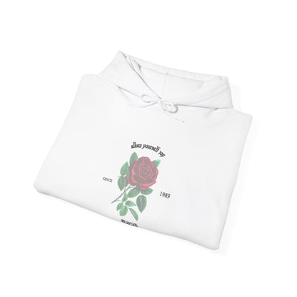 Adult Rose Unisex  Hooded Sweatshirt