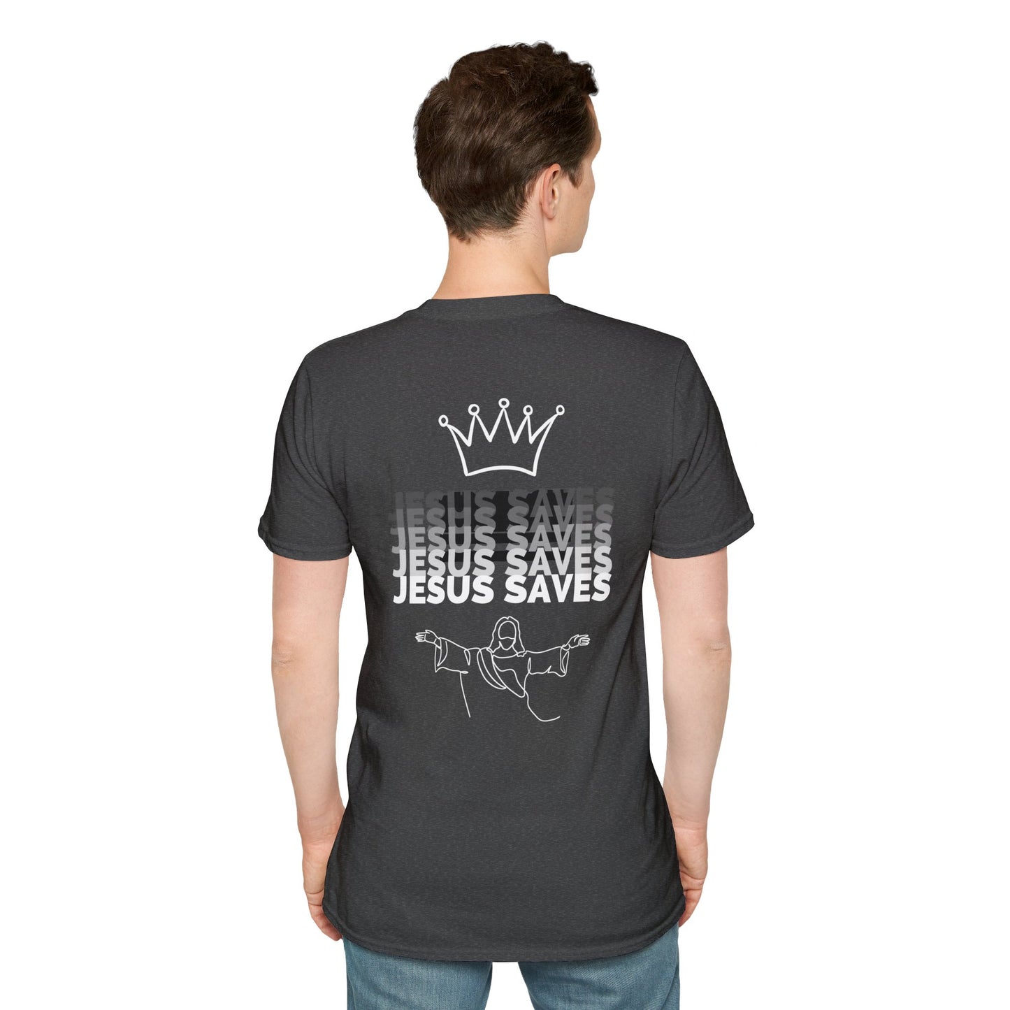 Adult Jesus Saves Unisex Softstyle T-Shirt