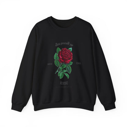 Adult Rose Unisex Crewneck Sweatshirt