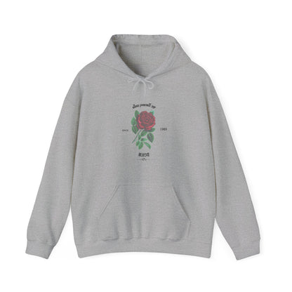 Adult Rose Unisex  Hooded Sweatshirt