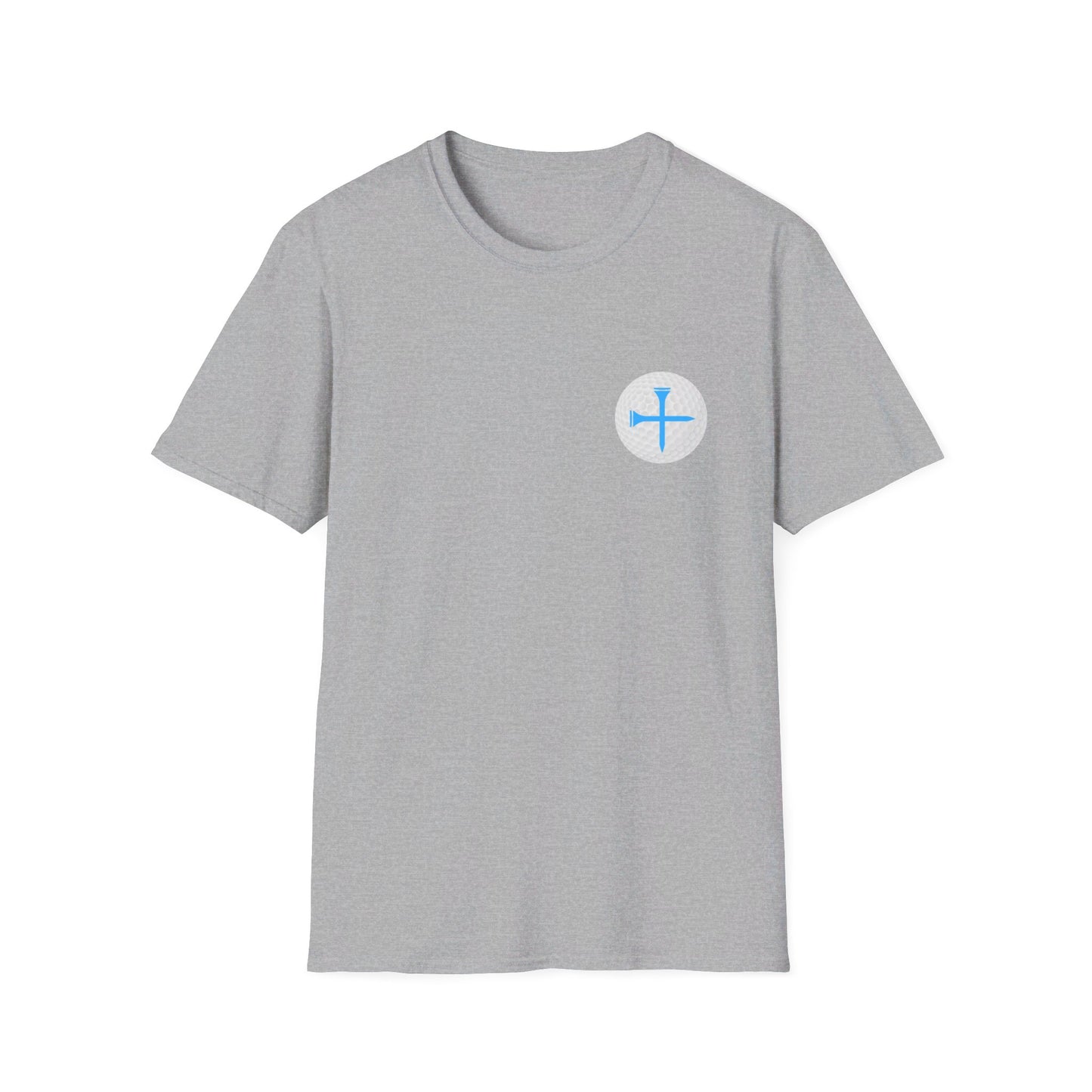 Adult Golf With Jesus Unisex Softstyle T-Shirt