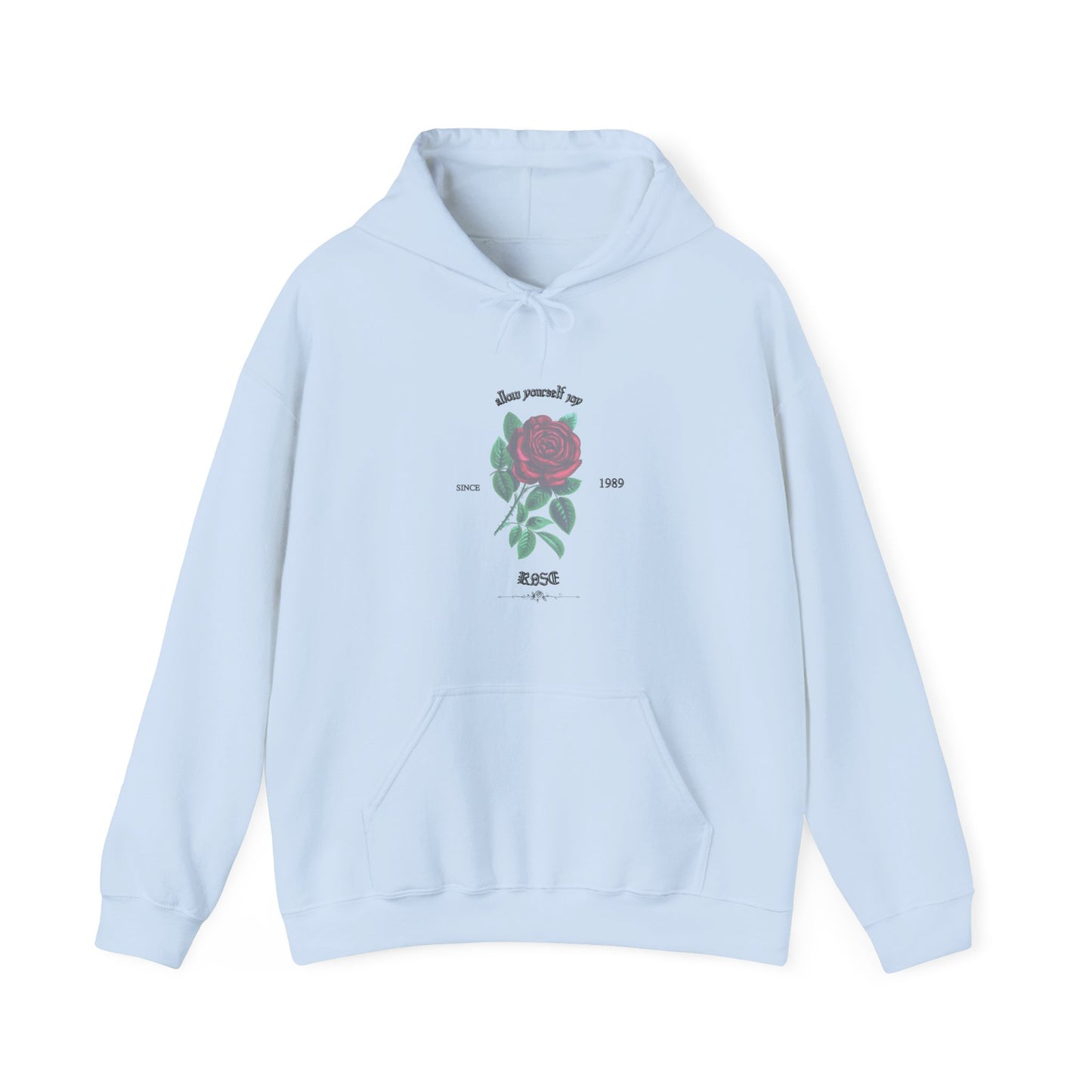 Adult Rose Unisex  Hooded Sweatshirt