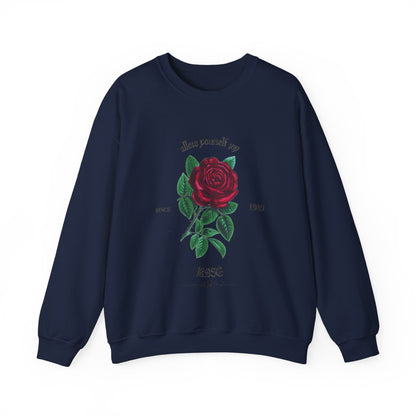 Adult Rose Unisex Crewneck Sweatshirt