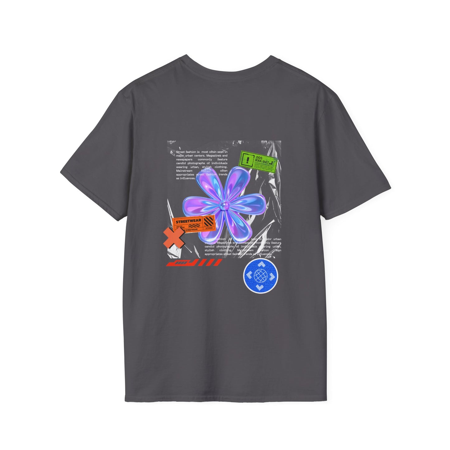 Adult X flower Unisex Softstyle T-Shirt