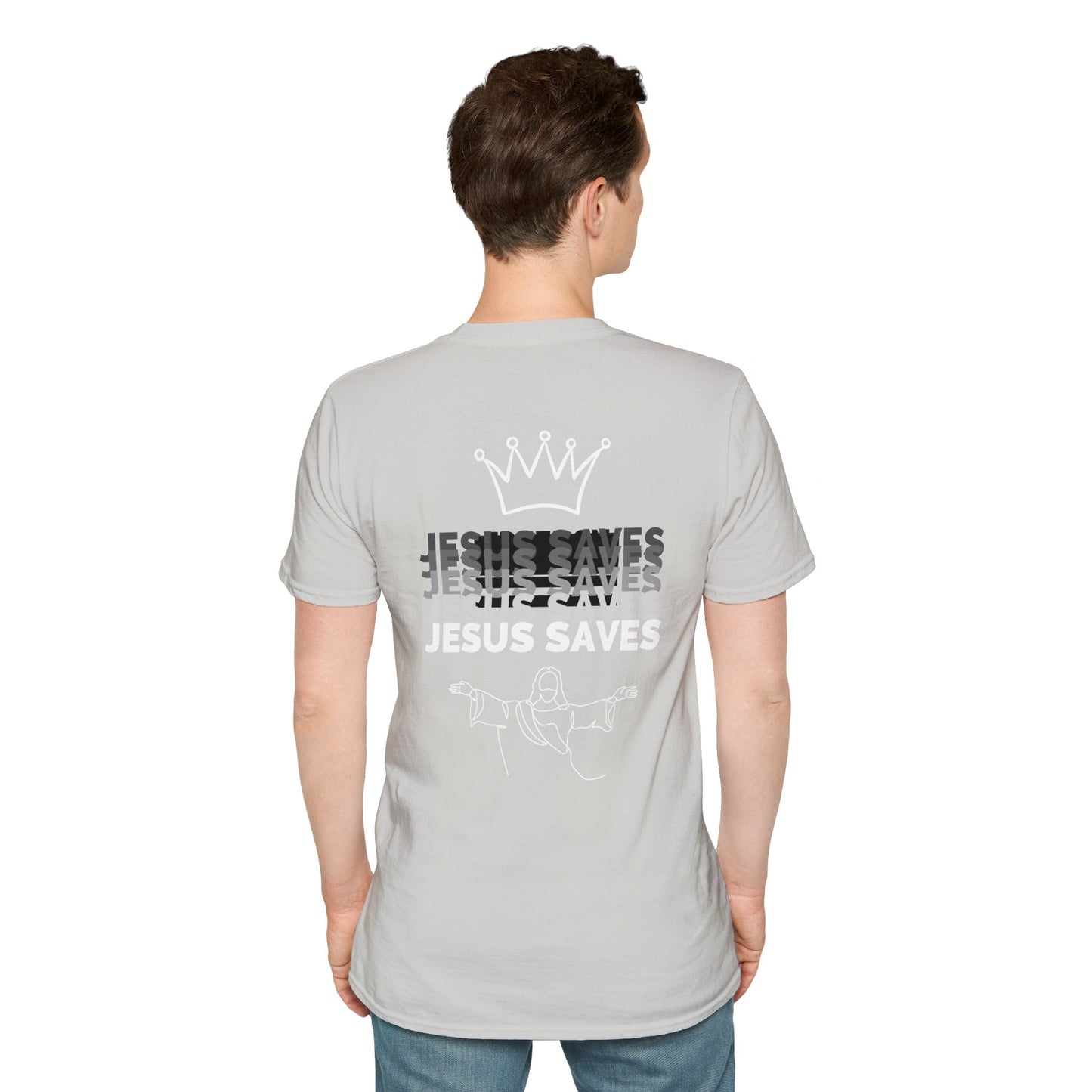 Adult Jesus Saves Unisex Softstyle T-Shirt