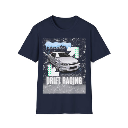 Adult Drift Racing Unisex Softstyle T-Shirt