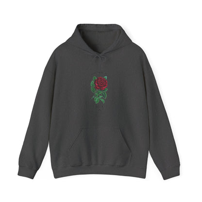 Adult Rose Unisex  Hooded Sweatshirt