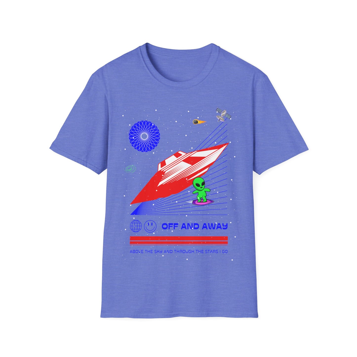 Adult Space Alien Unisex Softstyle T-Shirt