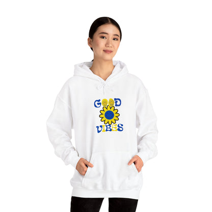 Adult Good Vibes Unisex Hooded Sweatshirt