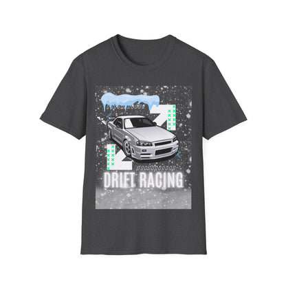 Adult Drift Racing Unisex Softstyle T-Shirt